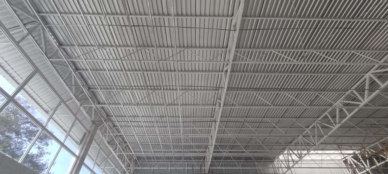 Estructura metálica para cubierta industrial